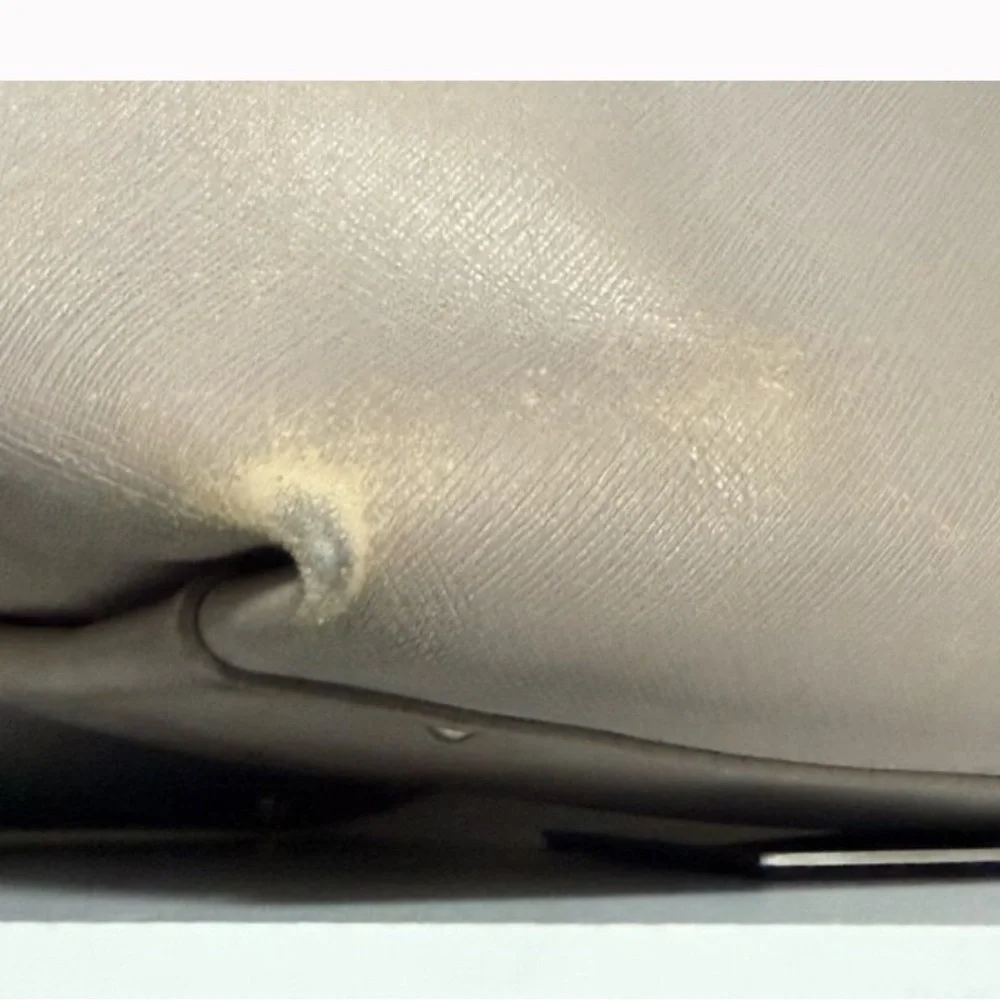Salvatore Ferragamo gold Leather bag